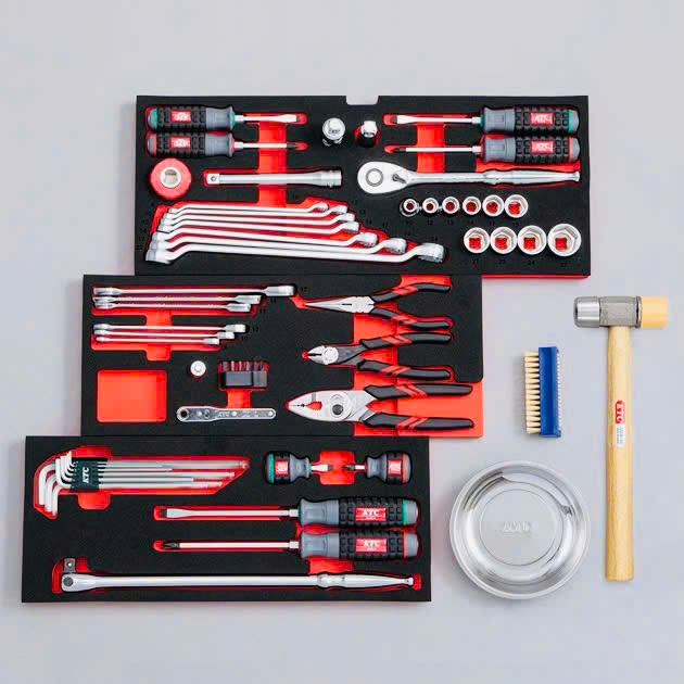 Bộ dụng cụ 60 chi tiết, 3 khay xốp chuyên dùng, khay mút xốp cải tiến, XK4600X