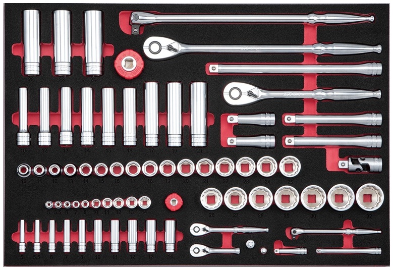 Đầu khẩu 1/2, tay lắc vặn 1/2, đầu khẩu 1/4, tay vặn 1/4