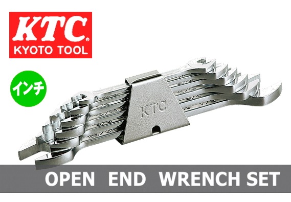 Bộ lục giác hệ inch, KTC TS206B, cờ lê mở hệ inch