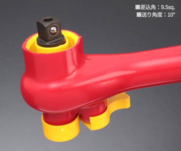 Tay vặn tự động, đầu nối 3/8, KTC ZBR3, dùng cho xe điện