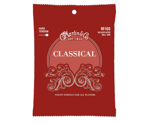 Martin 41Y18M160 Classical Guitar Strings, Hard Tension