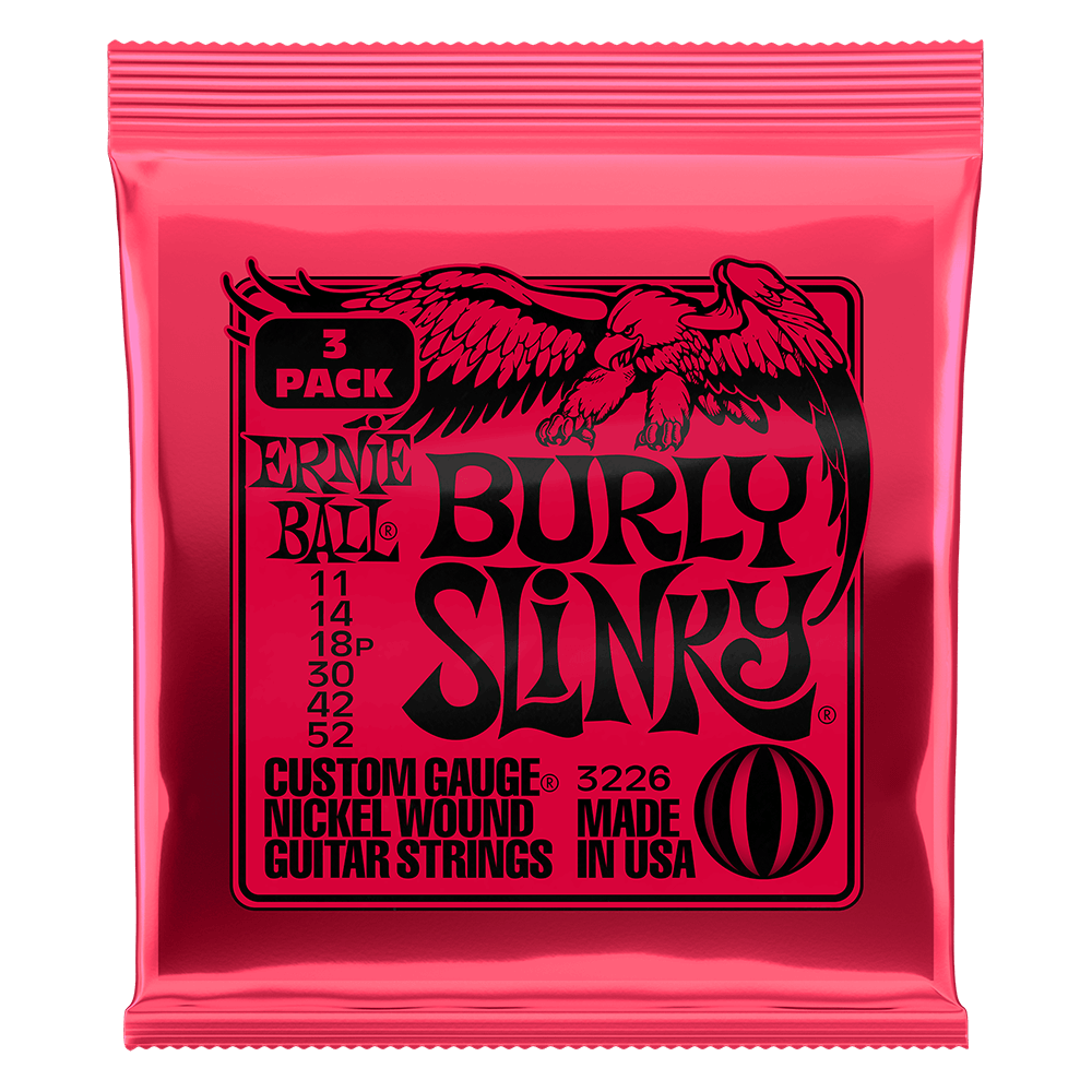 Dây Đàn Guitar Điện Ernie Ball 3226 Burly Slinky Nickel Wound - Cỡ .011-.052