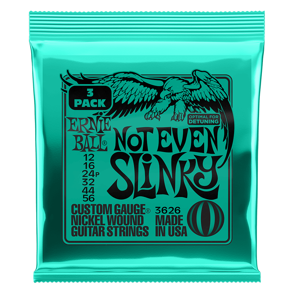 Dây Đàn Guitar Điện Ernie Ball 3626 Not Even Slinky Nickel Wound - Cỡ .012-.056