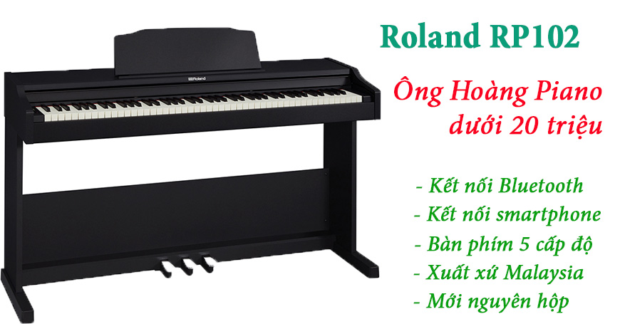 Đàn Piano Điện Roland RP102 Trưng Bày