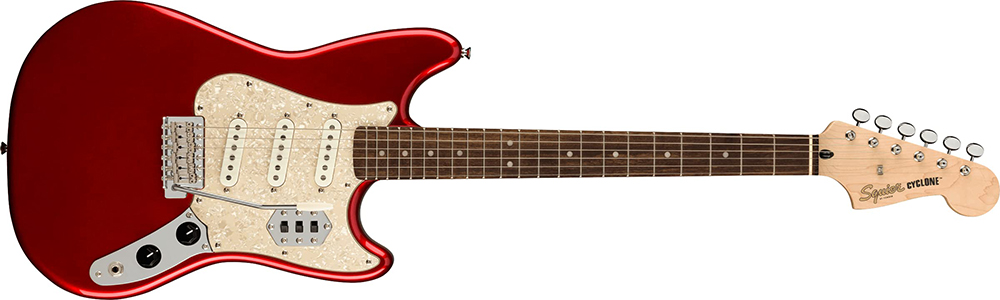 Squier Paranormal Cyclone in Candy Apple Red 