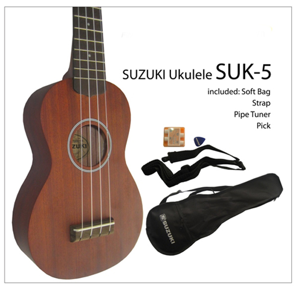 àn Ukulele Soprano Suzuki SUK5