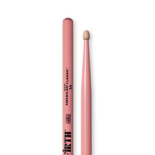 Vic Firth 5AP American Classic Pink Drumstick, Hickory