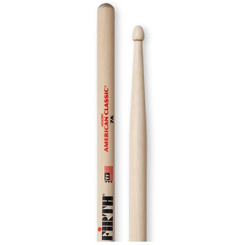 Vic Firth 7A American Classic Drumstick, Hickory