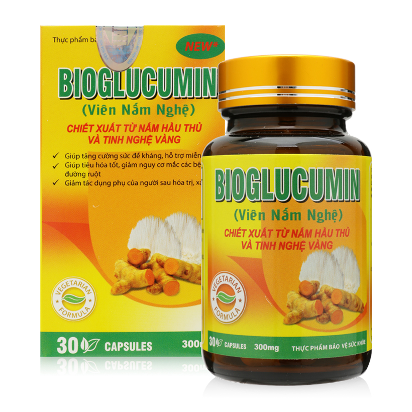 TPBVSK Viên Nấm Nghệ Bioglucumin