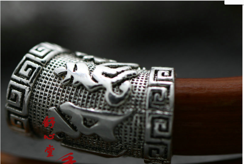 Vòng Tay Gỗ Vine Tây Tạng - Lục Tự Minh Chú   - VT288