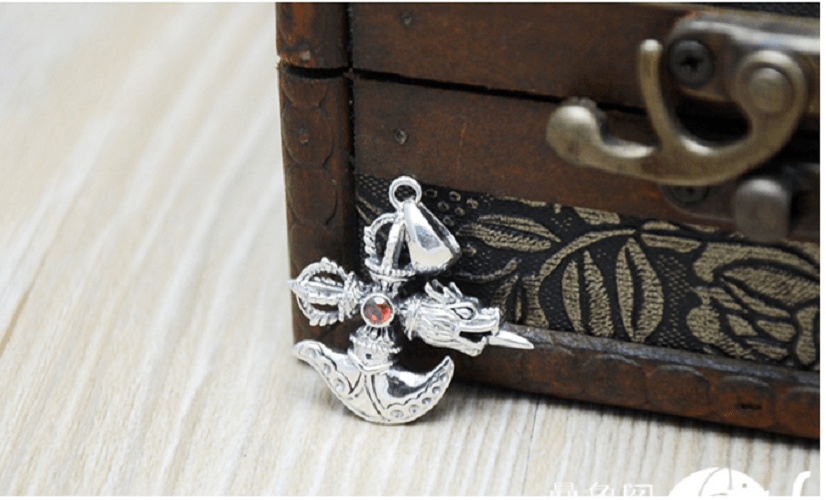 Mặt dây chuyền Kim Cang Hình Rồng Phật Giáo -DC331