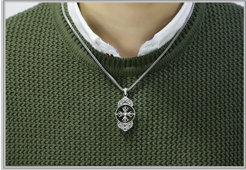 Mặt Dây Chuyền Chùy Kim Cang Phật Giáo - DC460