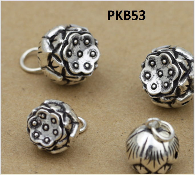 PHỤ KIỆN CHARM BẠC HOA SEN CÁT TƯỜNG  - PKB53