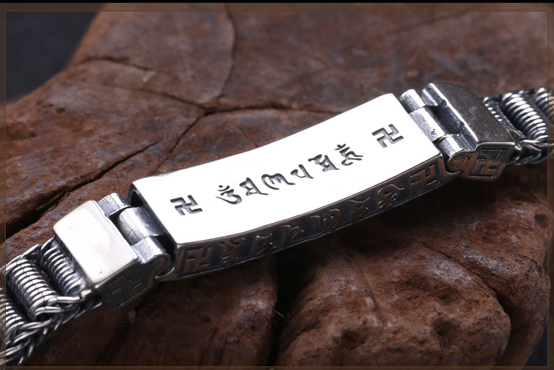 Lắc Tay Om Mani Padme Hum Tây Tạng - LT120