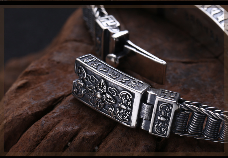 Lắc Tay Om Mani Padme Hum Tây Tạng - LT120