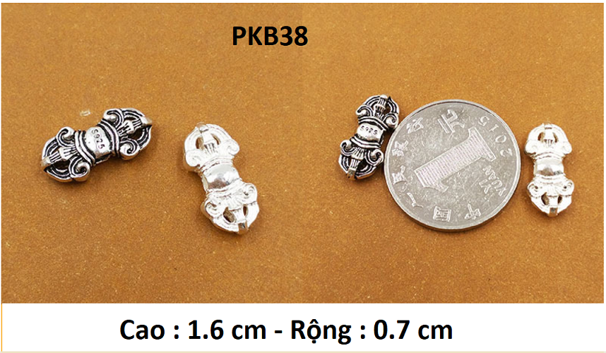 PHỤ KIỆN CHARM BẠC CHÙY KIM CANG - PKB38