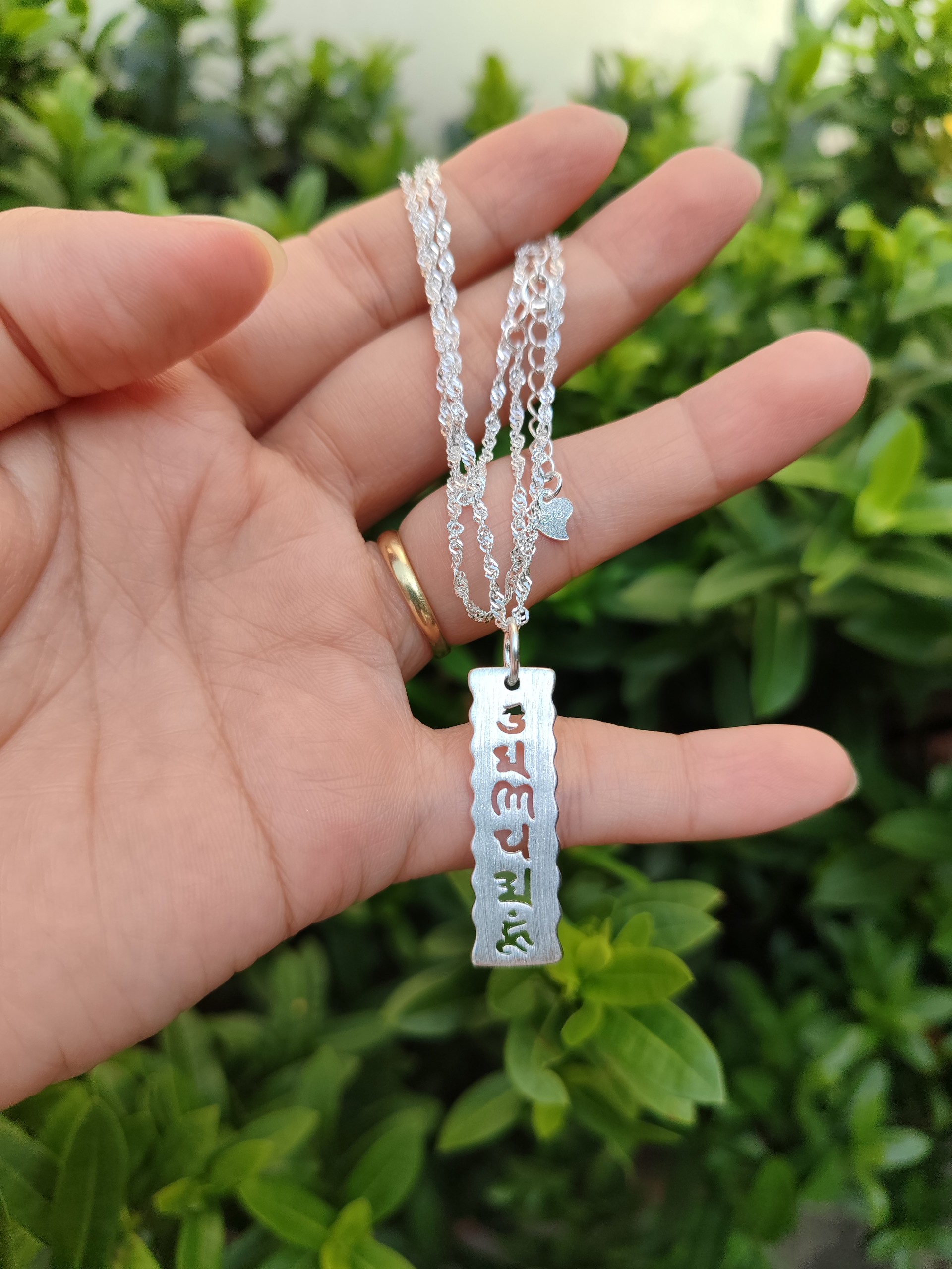 Combo DÂY CHUYỀN & MẶT LỤC TỰ CHƠN NGÔN - DC609