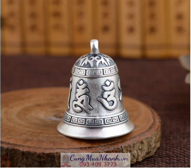 Mặt Dây Chuyền Chuông Om Mani Padme Hum - DC390