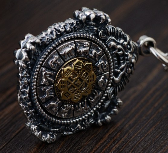 Mặt Dây Chuyền Khắc 12 Con Giáp - Bát Trạch Phong Thủy - DC513