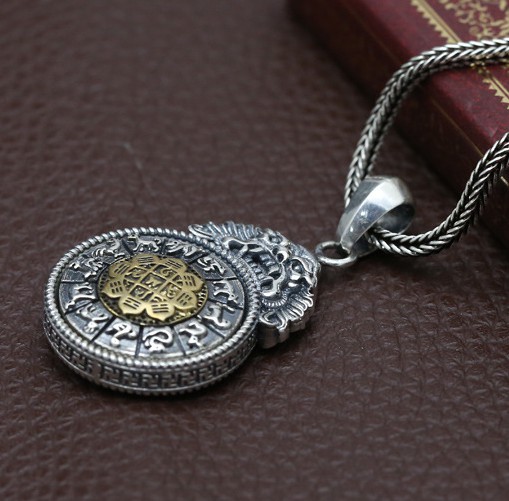 MẶT DÂY CHUYỀN BÁT TRẠCH PHONG THỦY - 12 CON GIÁP - DC542