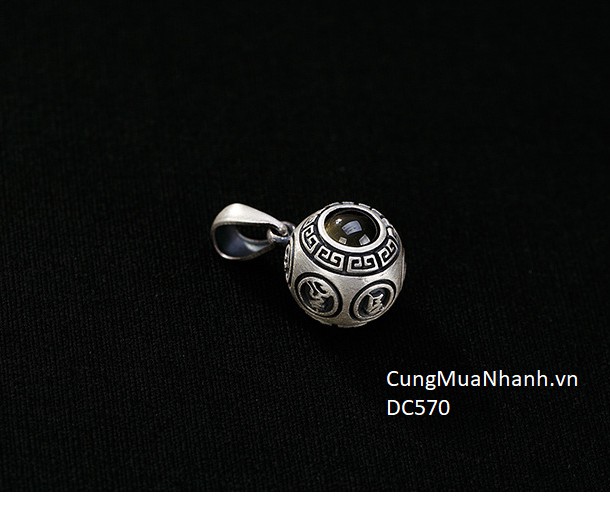 Mặt Châu Khắc Om MaNi Padme Hum - DC570