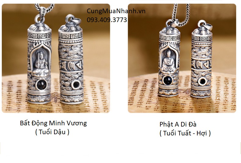 MẶT DÂY CHUYỀN PHẬT BẢN MỆNH  - DC578