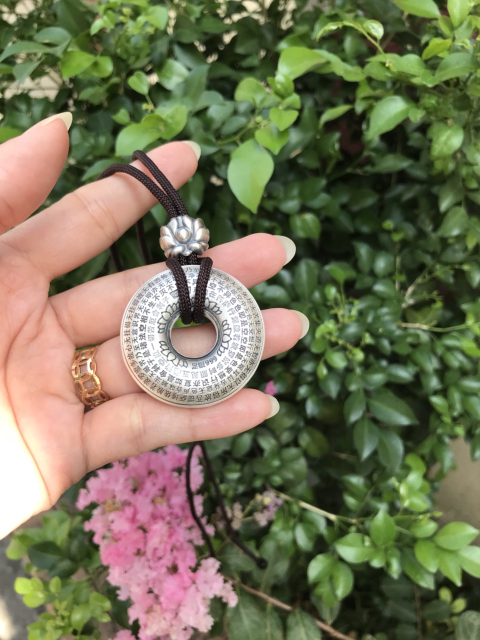 Mặt Dây Chuyền Bát Bảo Tâm Kinh - DC583