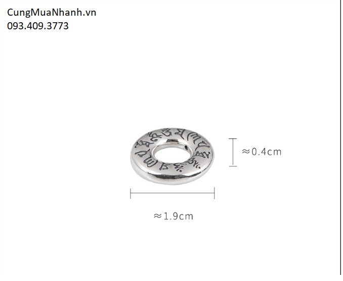 Mặt Dây Chuyền OM MANI PADME HUM - DC594