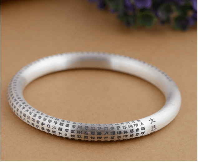 VÒNG TAY KHẮC ĐẠI BI CHÚ PHẬT GIÁO TÂY TẠNG - VT241