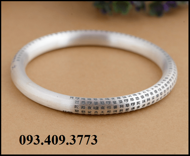 VÒNG TAY KHẮC ĐẠI BI CHÚ PHẬT GIÁO TÂY TẠNG - VT241