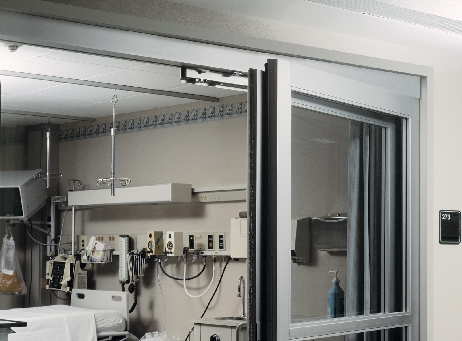 Mẫu cửa trượt tự động dành cho không gian bệnh viện