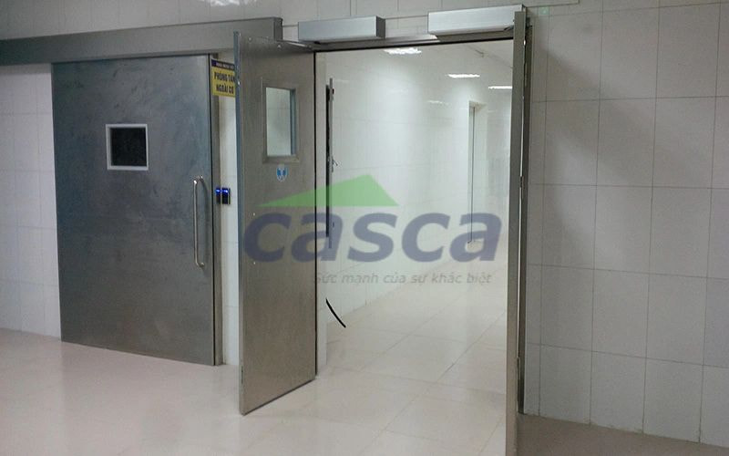 CASCA lắp đặt cửa tự động tại Bệnh viện Đa Khoa Bắc Ninh