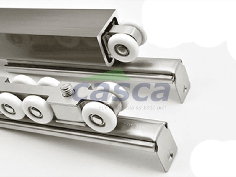 Cấu tạo cơ bản của ray cửa lùa