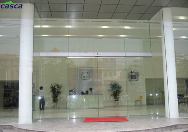 Hình ảnh cửa kính tự động 2 cánh