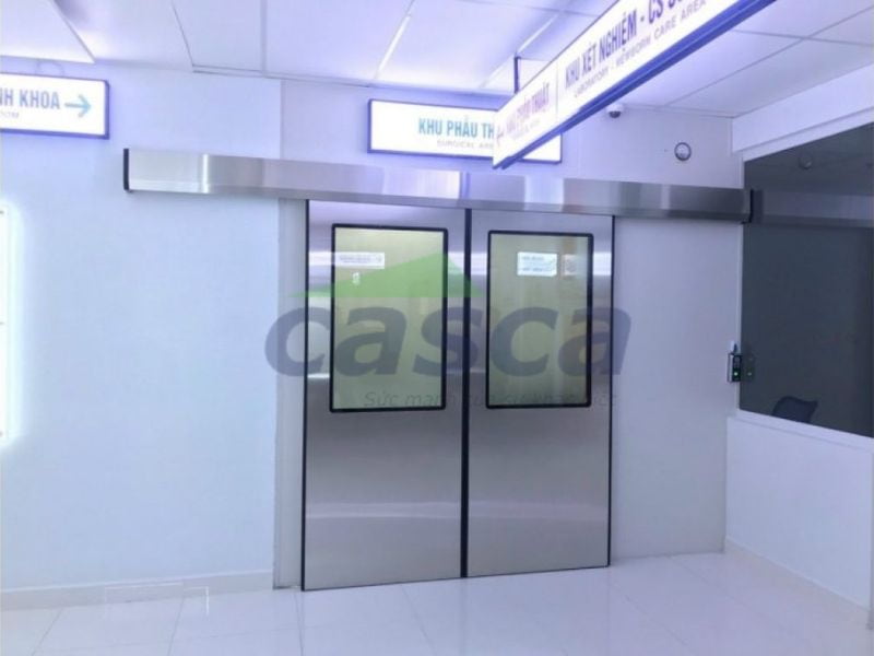 Cửa tự động phòng mổ cần có khả năng chống ẩm tốt