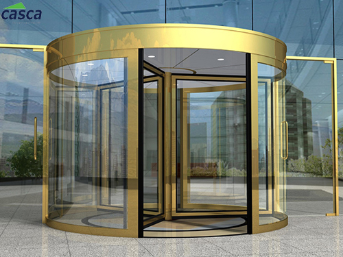 Cửa xoay tròn tự động có độ bền cao