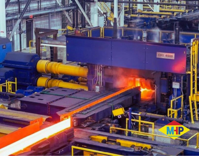 quy trình sản xuất thép