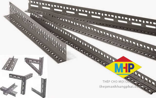 Bề mặt thép V lỗ được phủ lớp sơn tĩnh điện có khả năng chống mài mòn hiệu quả