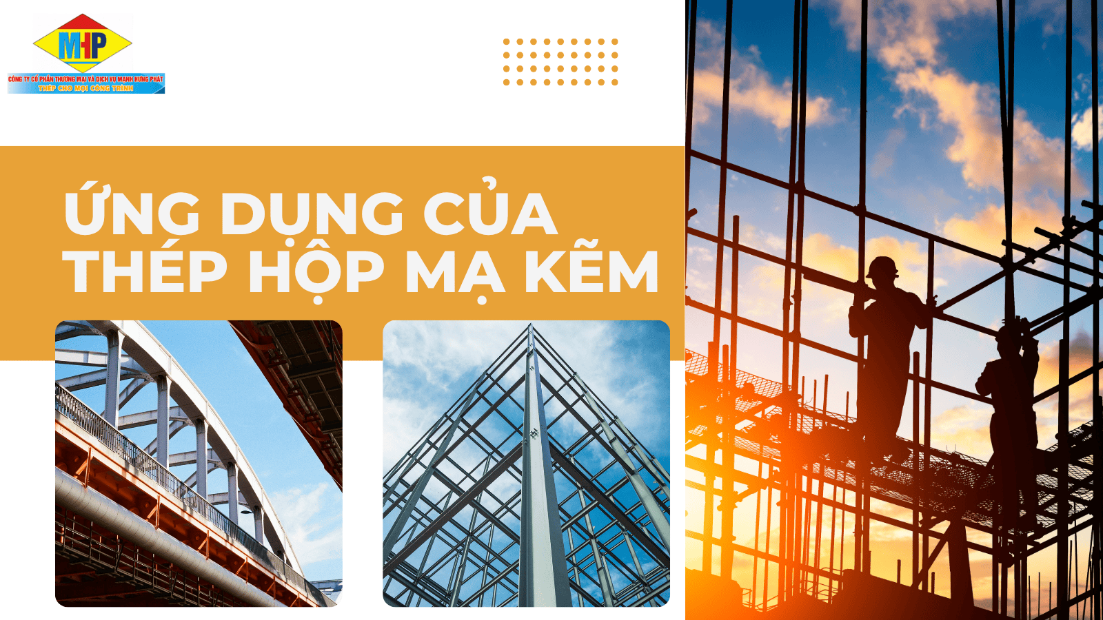 Ứng dụng của thép hộp mạ kẽm