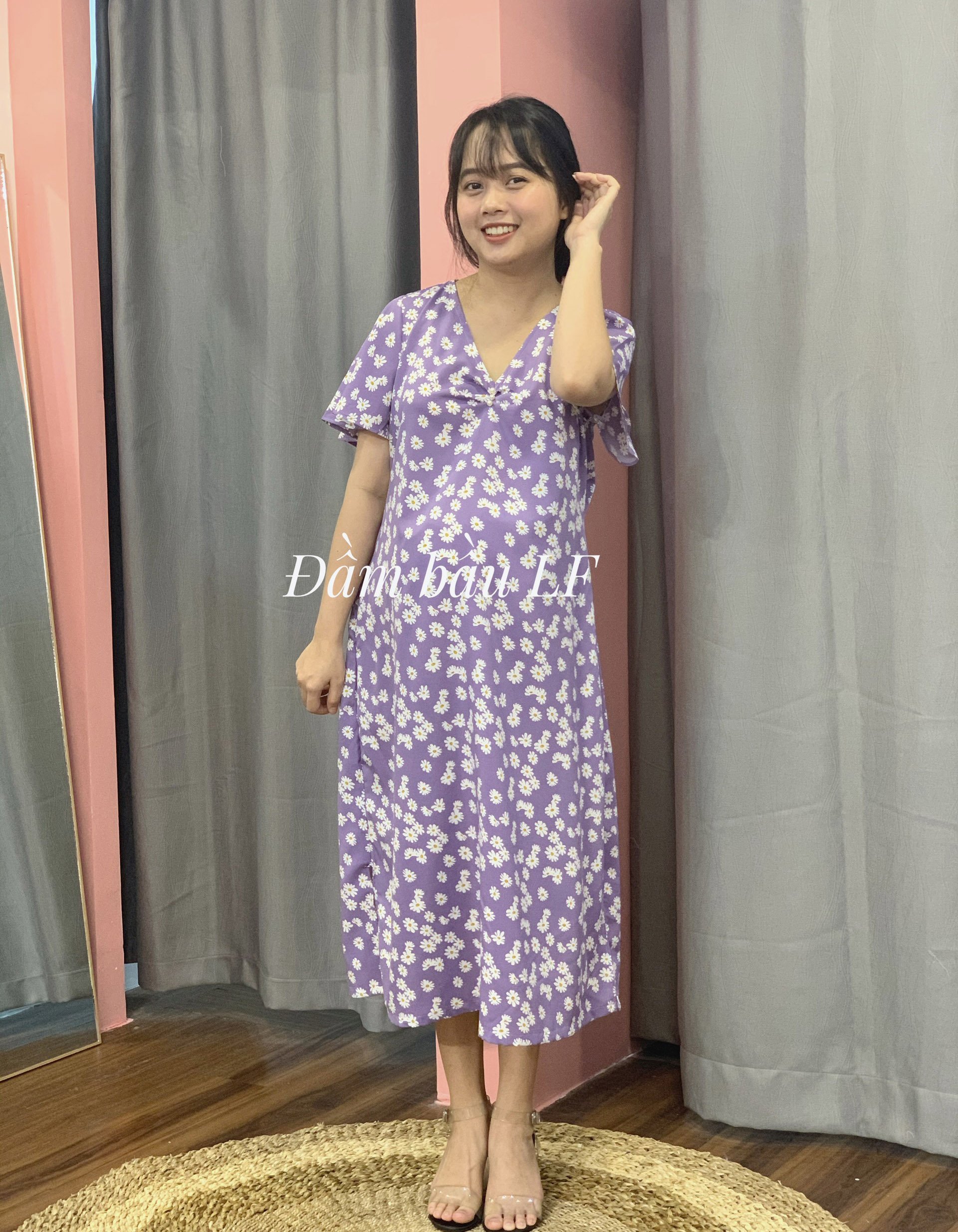 Đầm bầu lụa DM82D