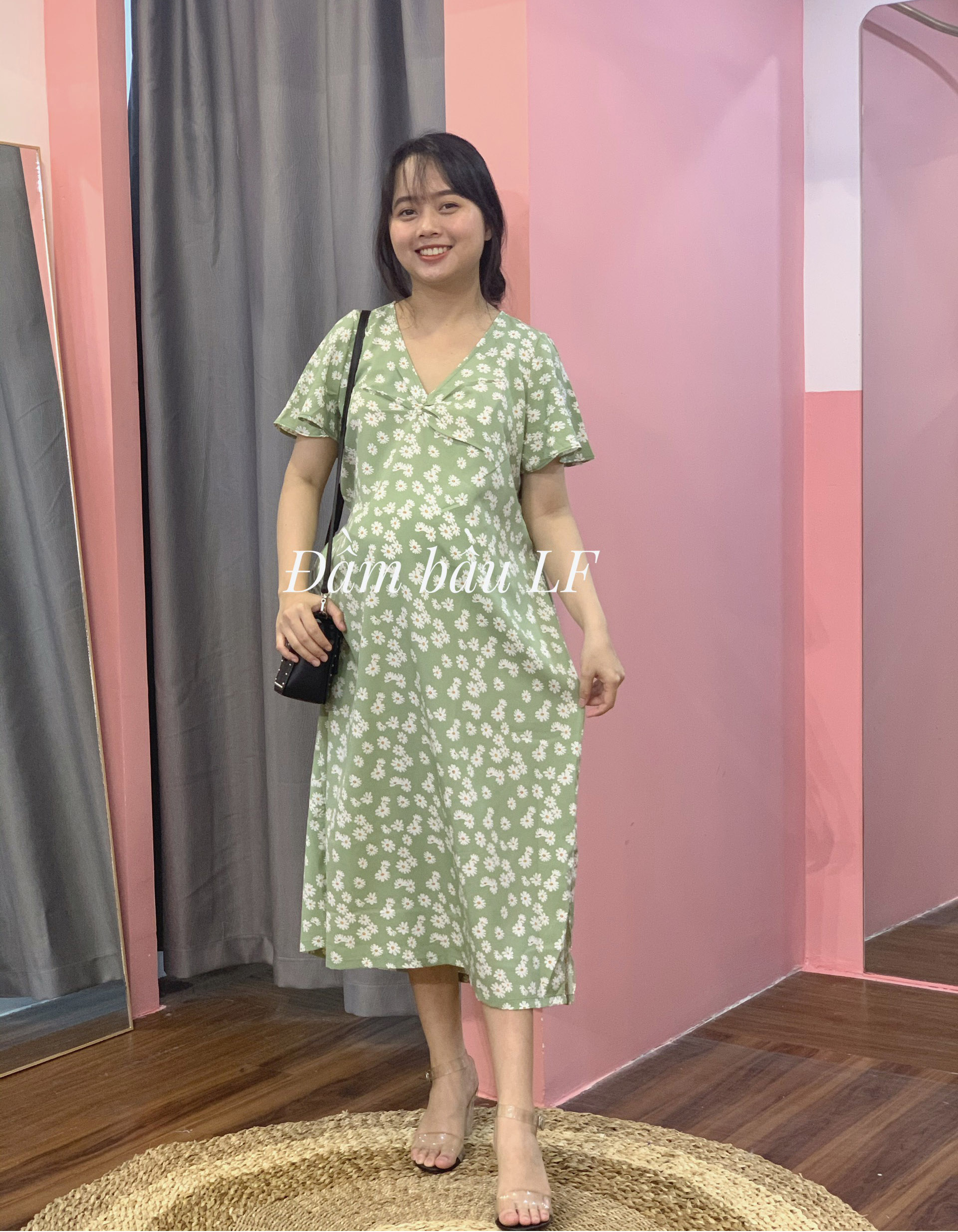 Đầm bầu lụa DM82A