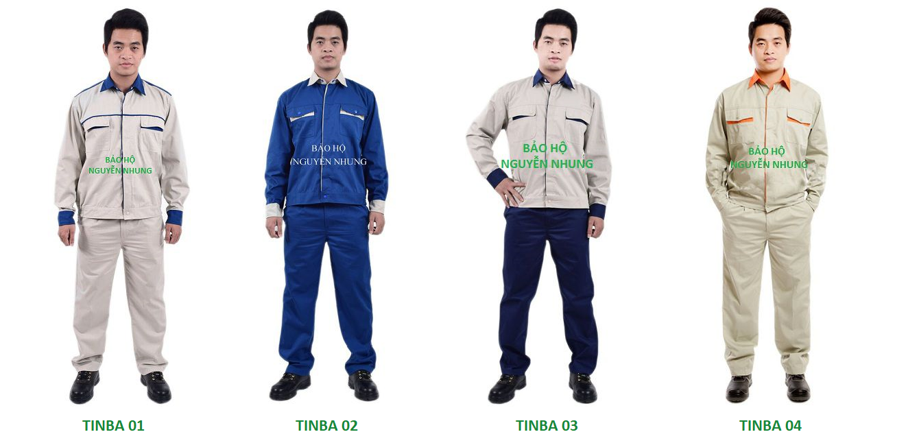 4 mẫu quần áo bảo hộ tinba xuất sắc tại Bảo hộ Nguyễn Nhung