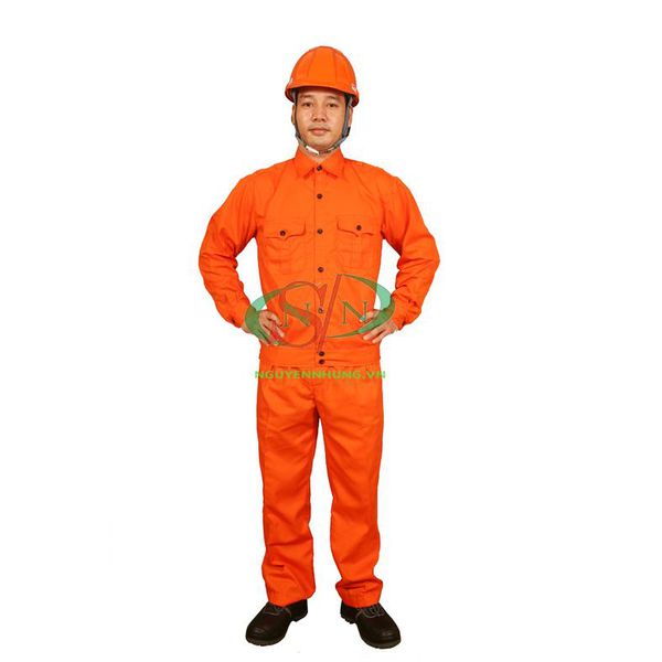 Quần áo Kaki màu cam