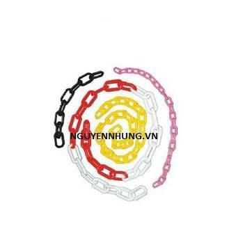 Xích nhựa vàng đen+ trắng đỏ