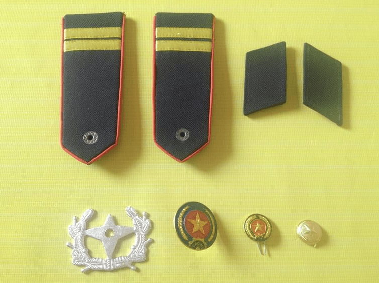 Cúc, tiết, sao, cầu vai, ... của bộ bảo vệ