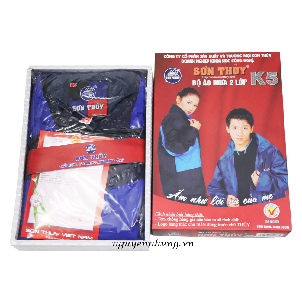 Áo mưa Sơn Thủy 2 lớp K5