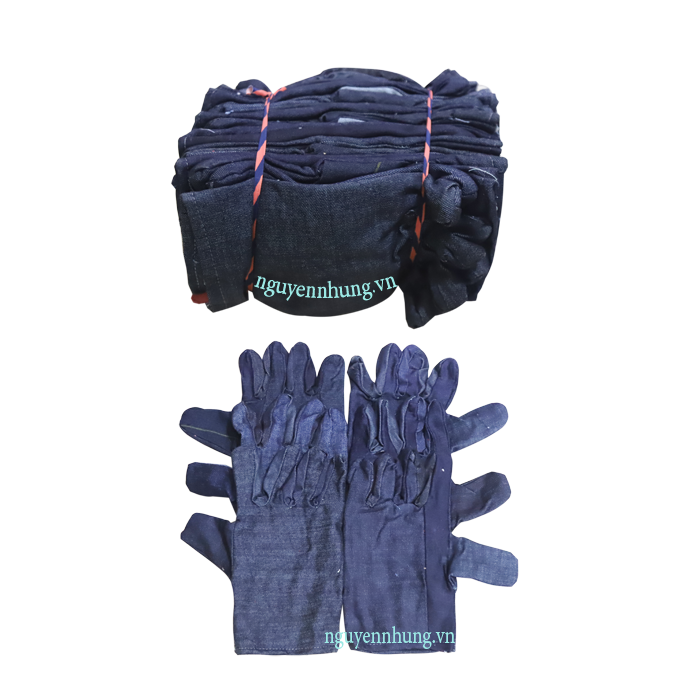 Găng tay bảo hộ vải bò lót nỷ