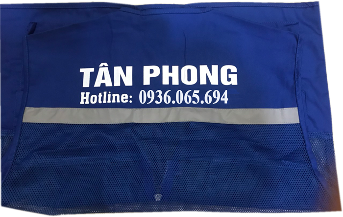 Hình in lưng áo ghi nê phản quang