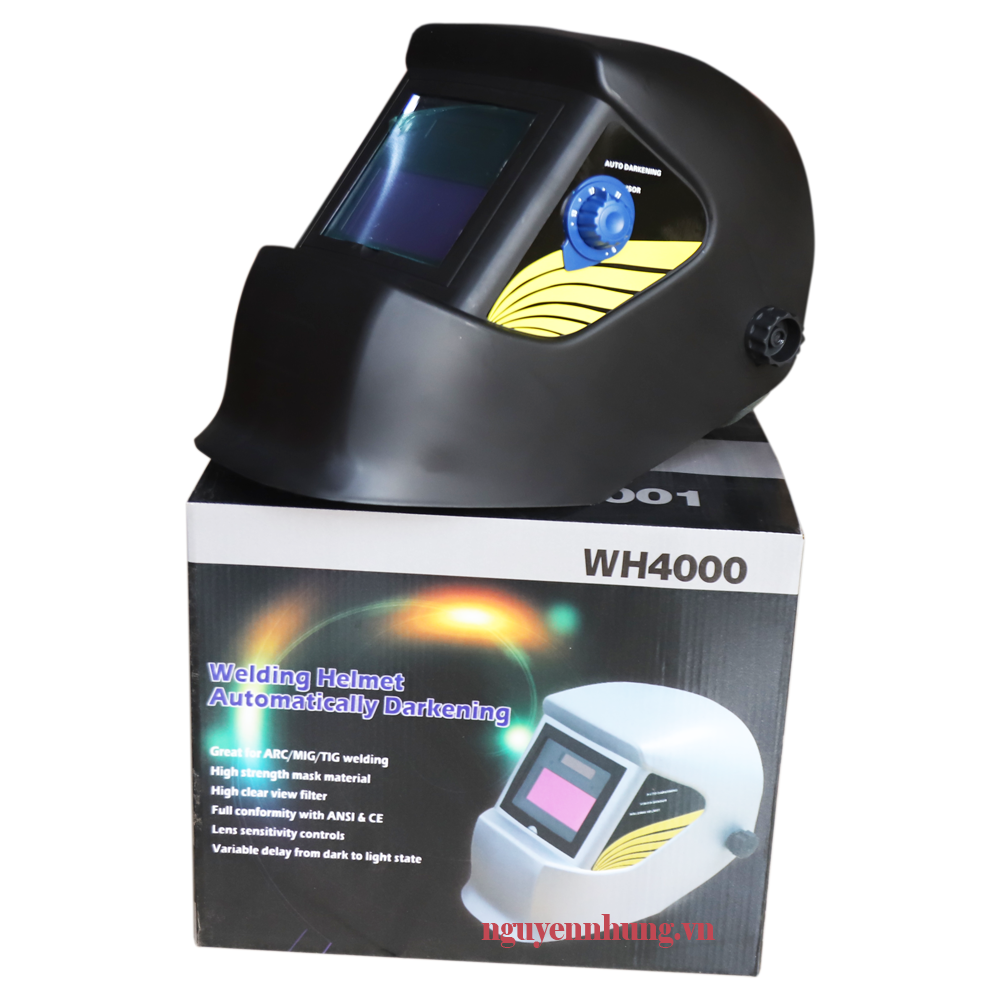 Mũ hàn năng lượng có cả hộp đựng