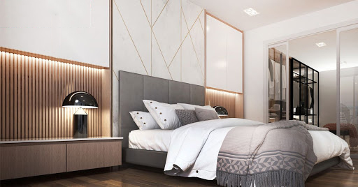 thiết kế  thi công nội thất phòng ngủ hiện đại tại lào cai sapa